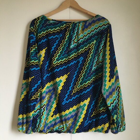 Electric Circus Punkrock Mistfit Bolt and Rhinestone Blouse - Picture 2 of 14